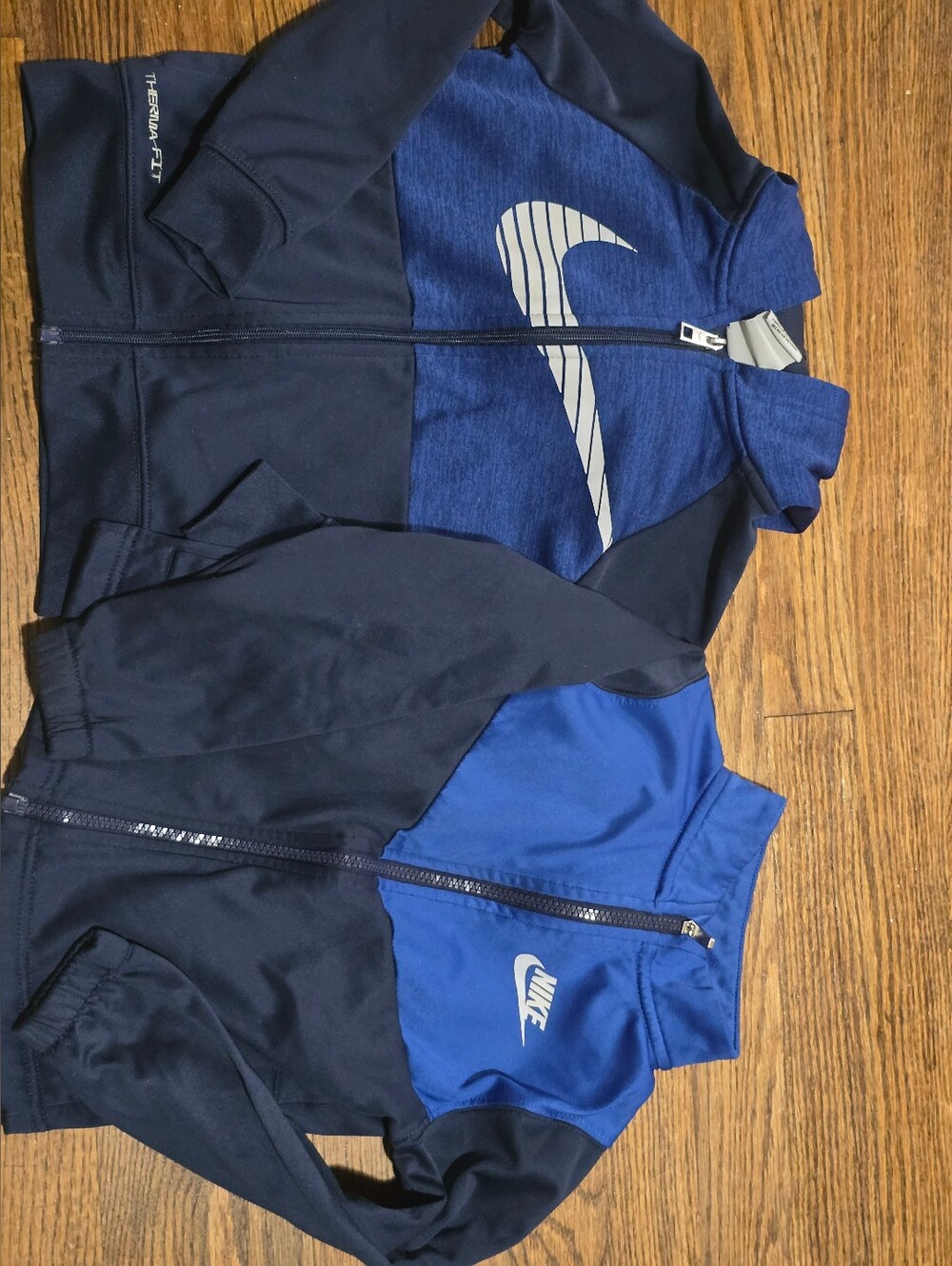 Nike Boys Navy & Royal Blue Full-Zip Athletic Jackets (2-Pack)